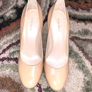 Nine West nude heels